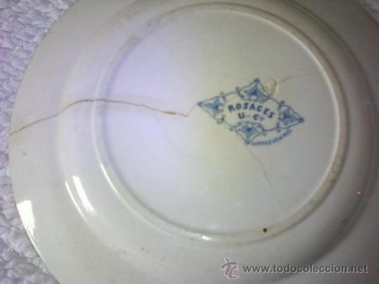 Antig&uuml;edades: PLATO DE POSTRE SARREGUEMINES - Foto 4